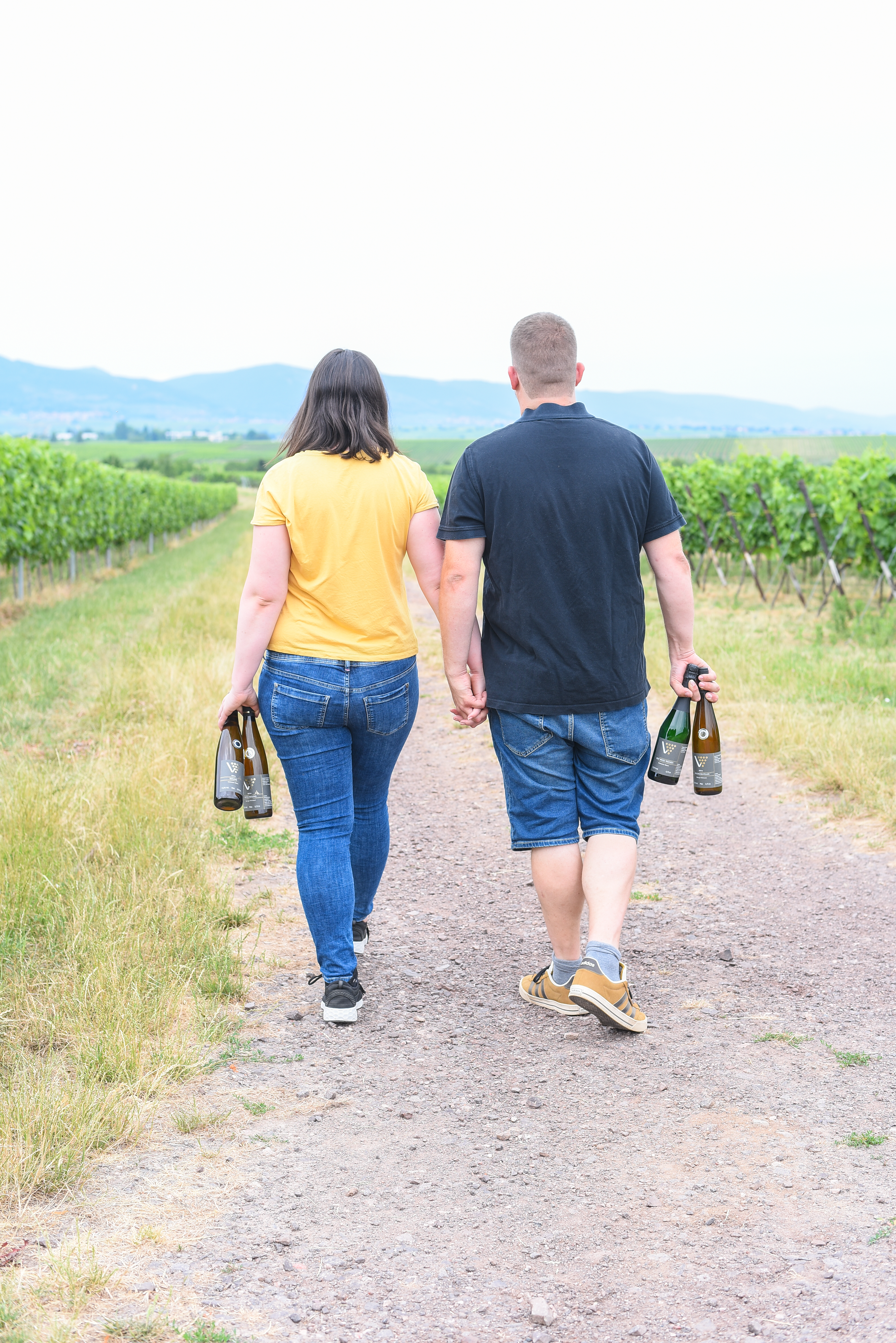 Riesling Kalmit Spätlese Weißwein Flasche Weingut Wittmann: "Weißweinflasche vom Weingut Wittmann"