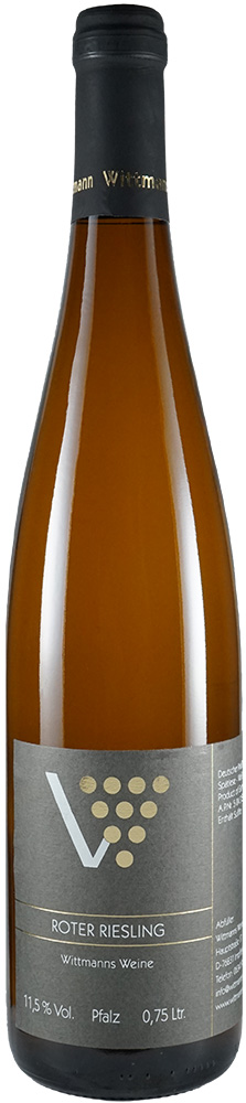 Roter Riesling Weißwein Flasche Weingut Wittmann: "Weißweinflasche vom Weingut Wittmann"
